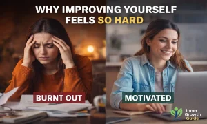Read more about the article Why Self-Improvement Feels So Hard (And How to Stay Consistent)