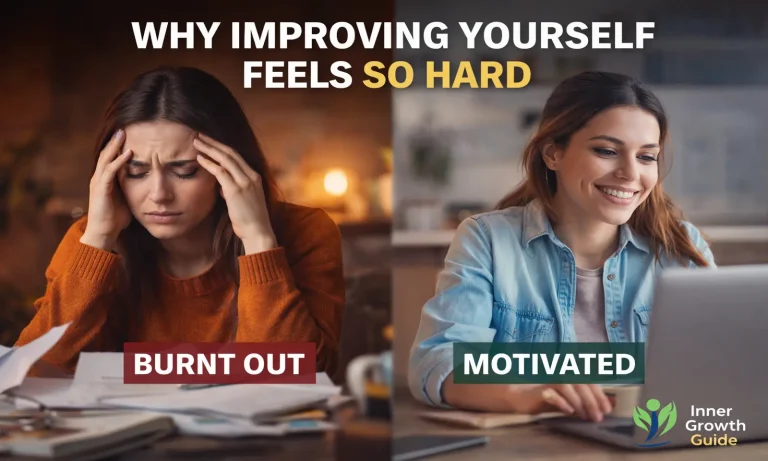 Read more about the article Why Self-Improvement Feels So Hard (And How to Stay Consistent)